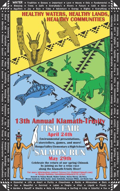 13th Annual Klamath-Trinity Fish Fair Poster