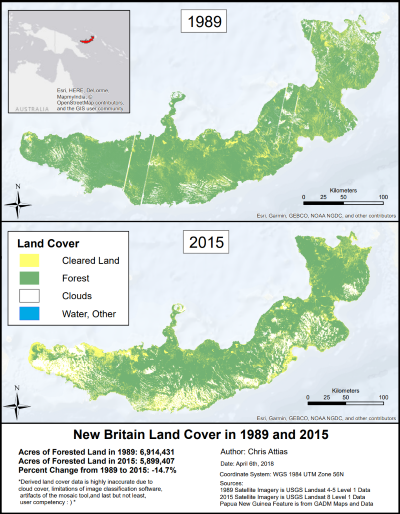 New Briton Land Cover Map